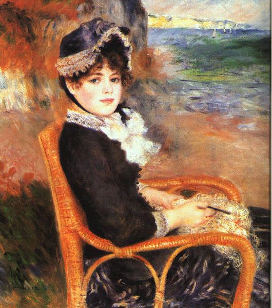 Pierre Renoir By the Seashore oil painting picture